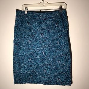 Lilly Pulitzer patterned skirt, size 12